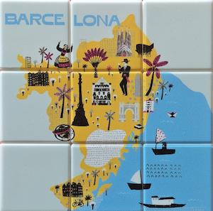 Barcelona pattern.