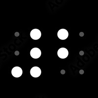 Braille 2 pattern.